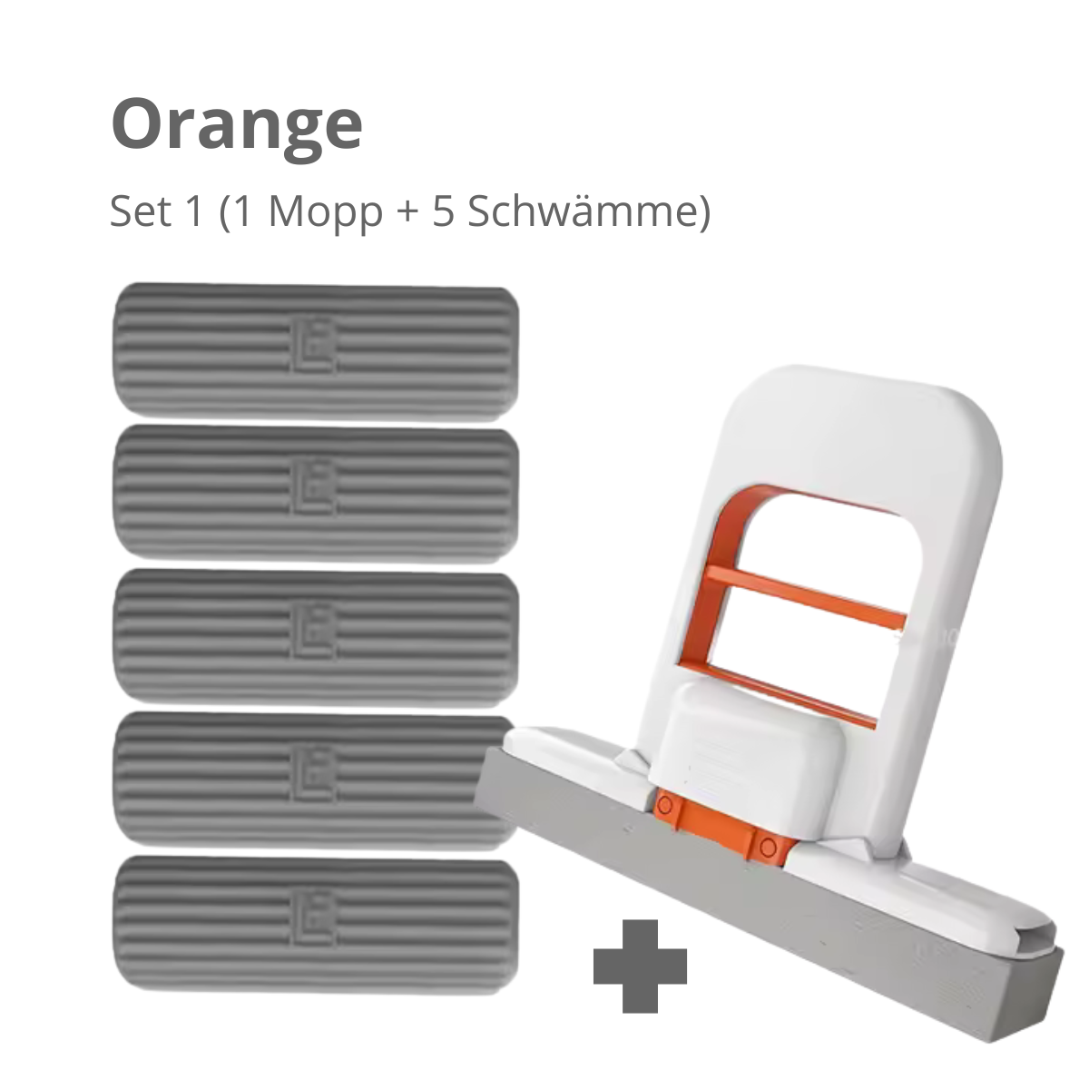 CleanSwift™ – Tragbarer Mini-Schwammmopp mit Wringfunktion