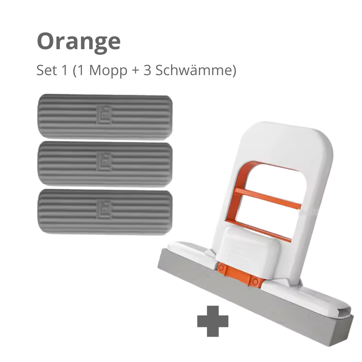 CleanSwift™ – Tragbarer Mini-Schwammmopp mit Wringfunktion