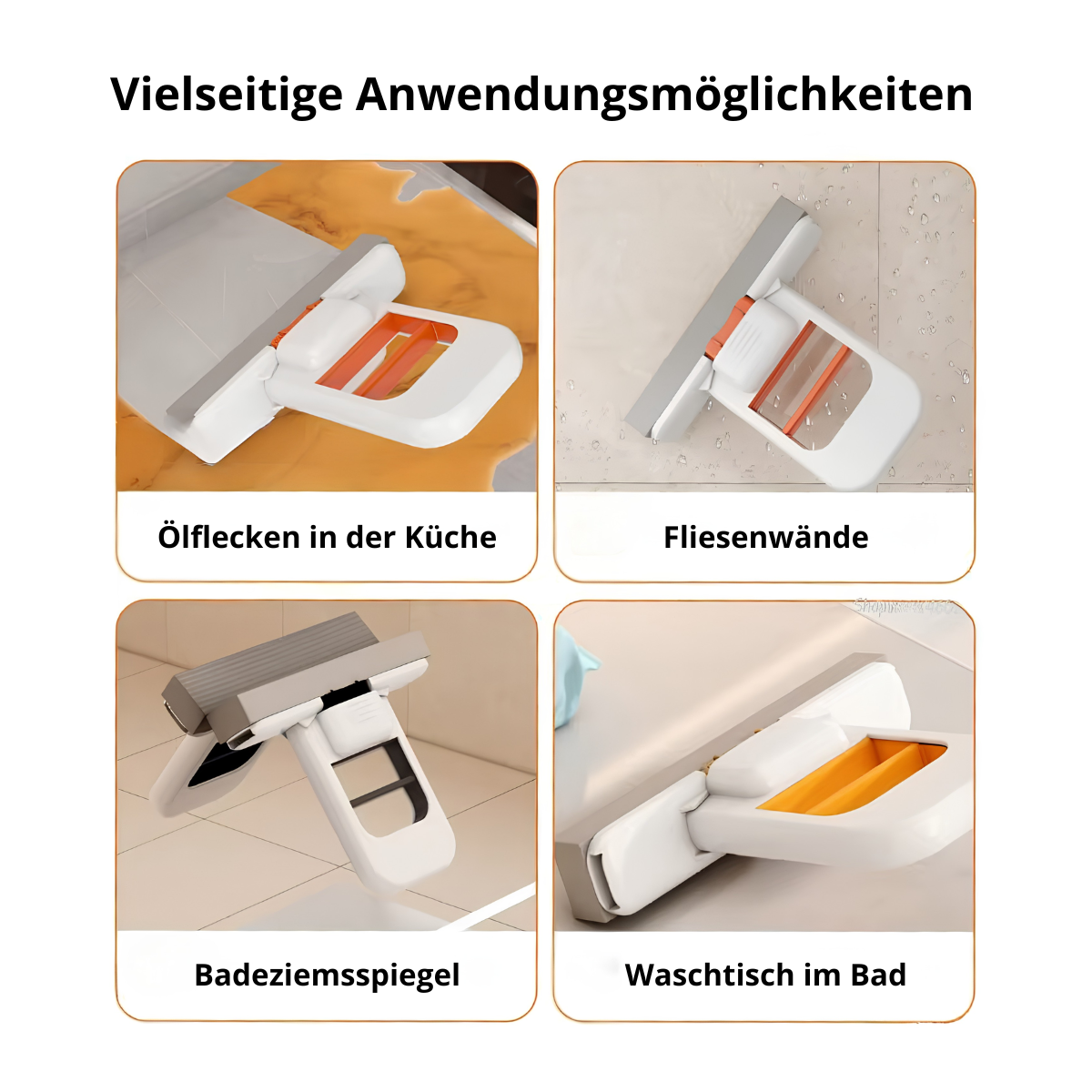 CleanSwift™ – Tragbarer Mini-Schwammmopp mit Wringfunktion