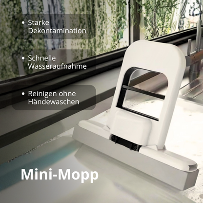 CleanSwift™ – Tragbarer Mini-Schwammmopp mit Wringfunktion